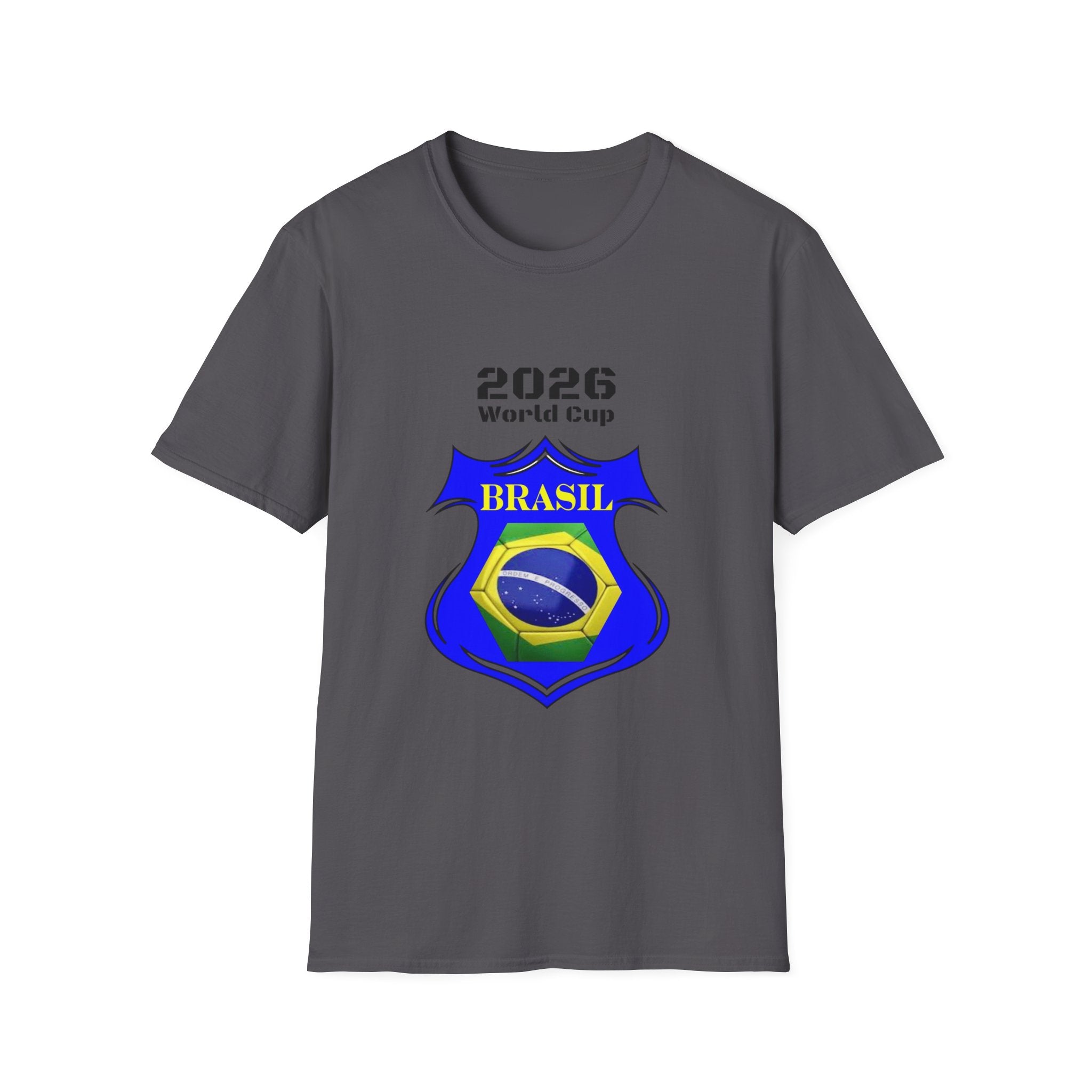 Brazil 2026 World Cup Crest T-Shirt — Soccer Football Tee