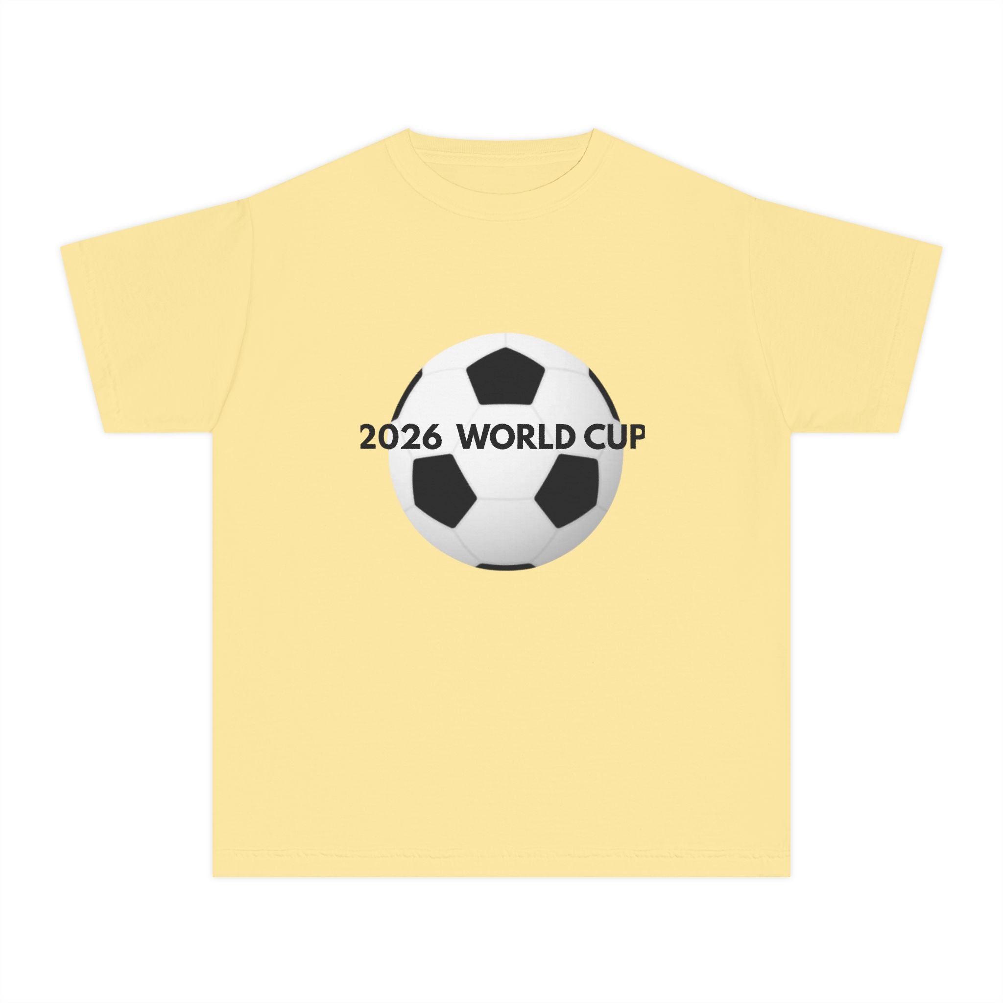Youth 2026 World Cup Soccer Tee — Kids Football Fan Shirt