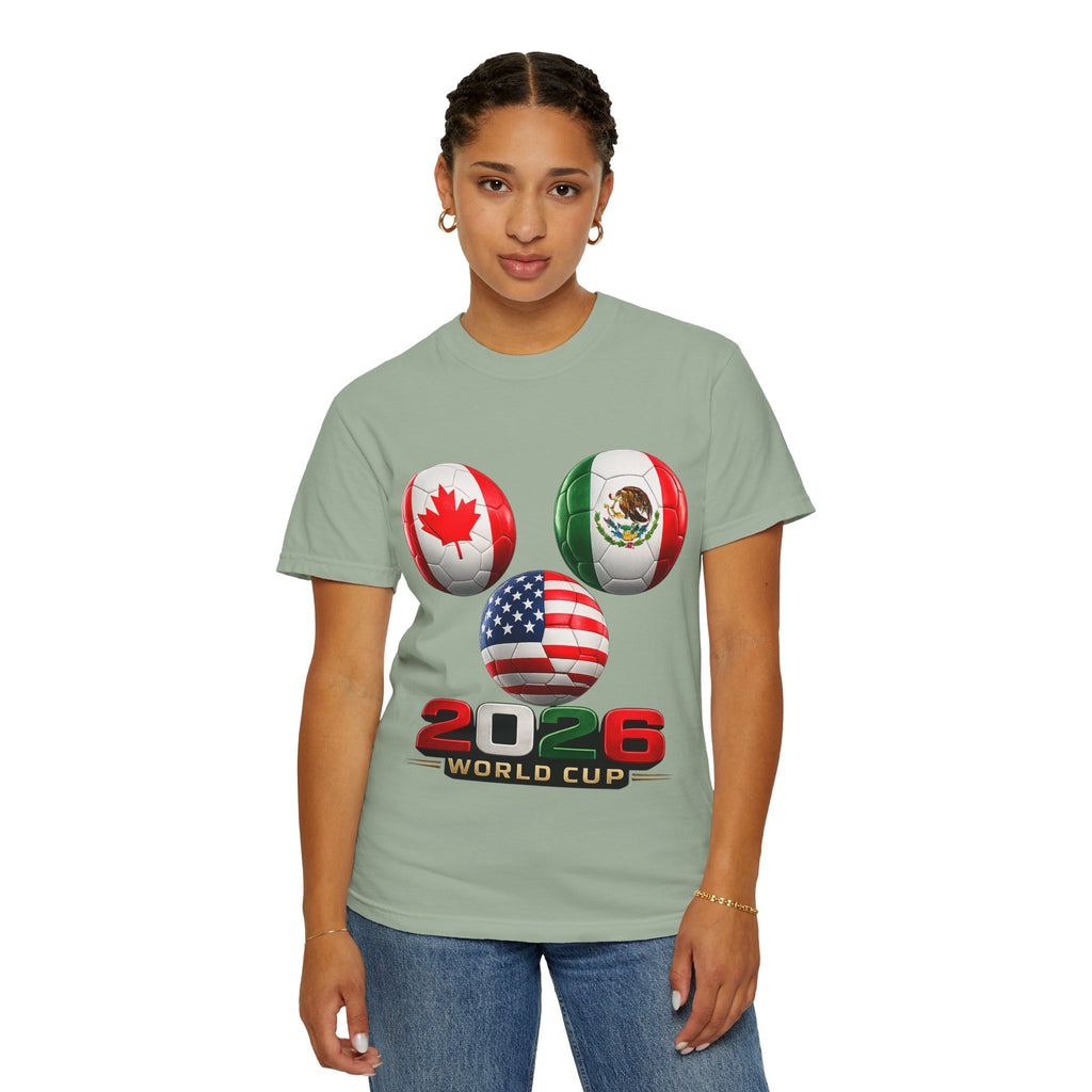 2026 World Cup Soccer T‑Shirt — USA Canada Mexico Fans