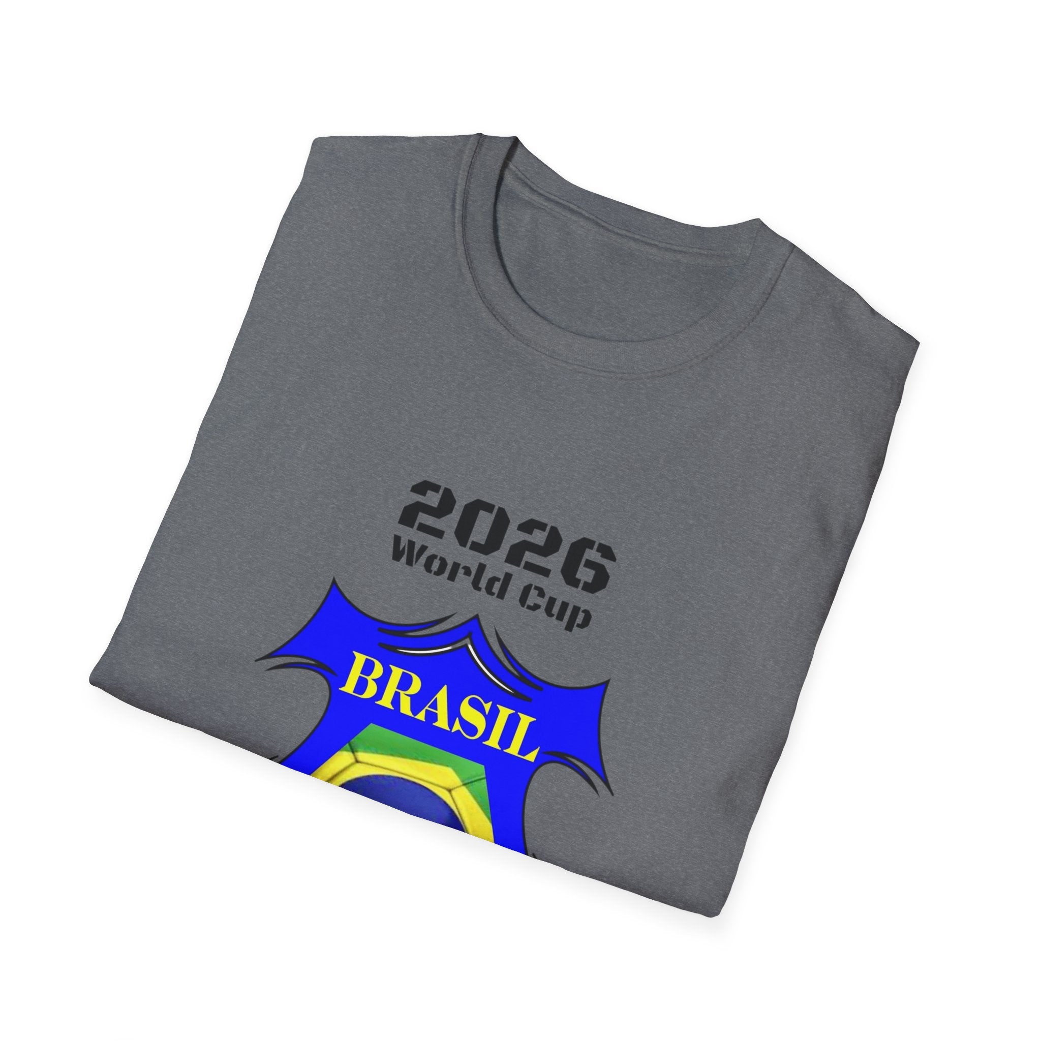 Brazil 2026 World Cup Crest T-Shirt — Soccer Football Tee